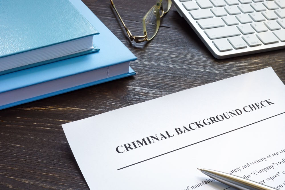 Criminal background check request form